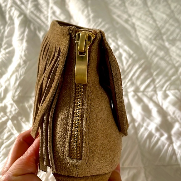 Chinese Laundry suede boho wedge ankle boot - Picture 2 of 8